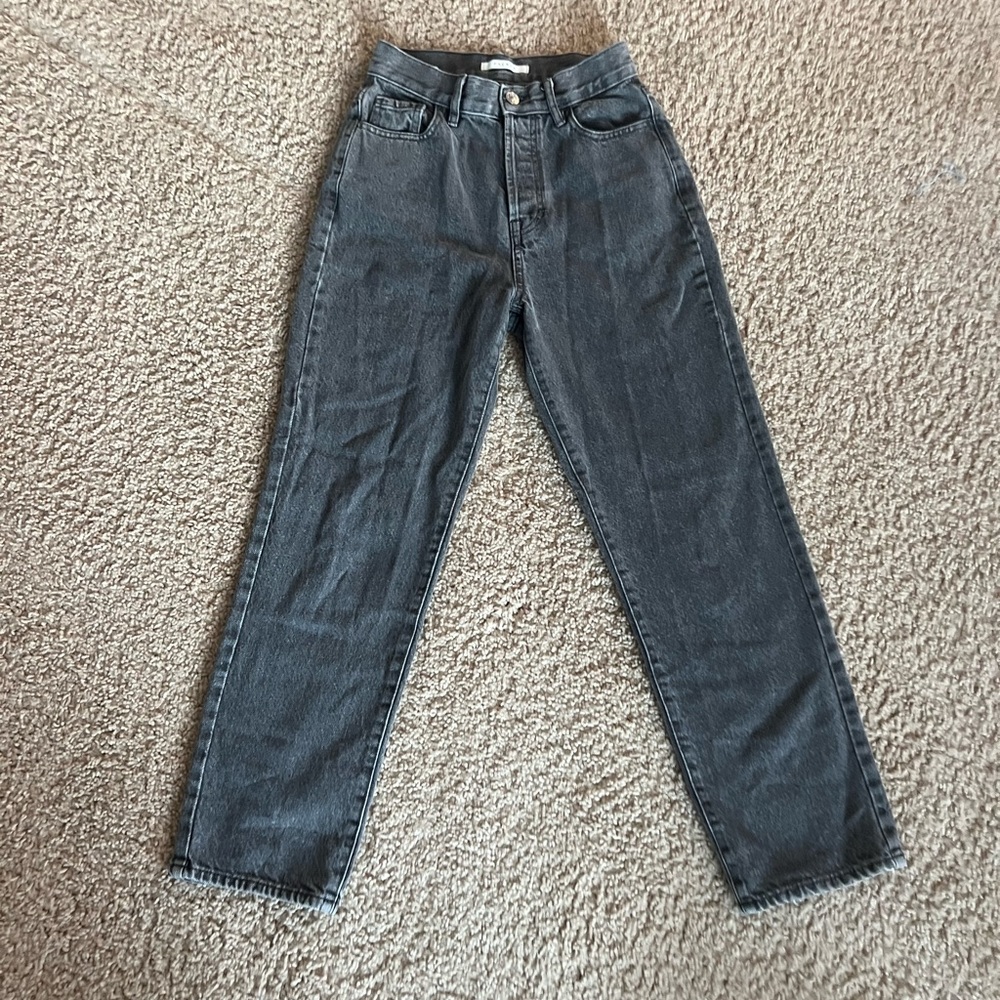 grey jeans